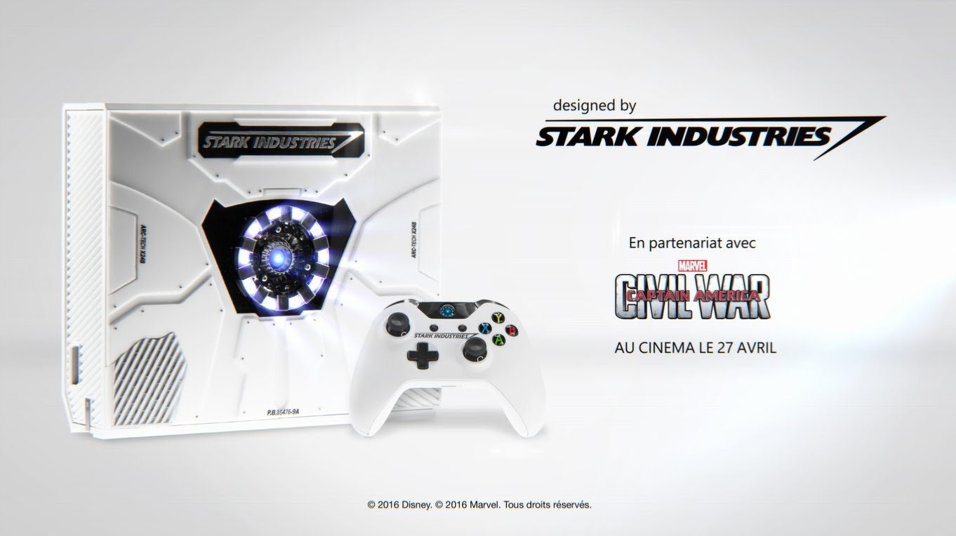 XBox One Stark Industries: la console limited edition in onore di Civil War