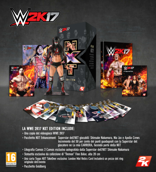 WWE 2K17 - annunciata la NXT Edition