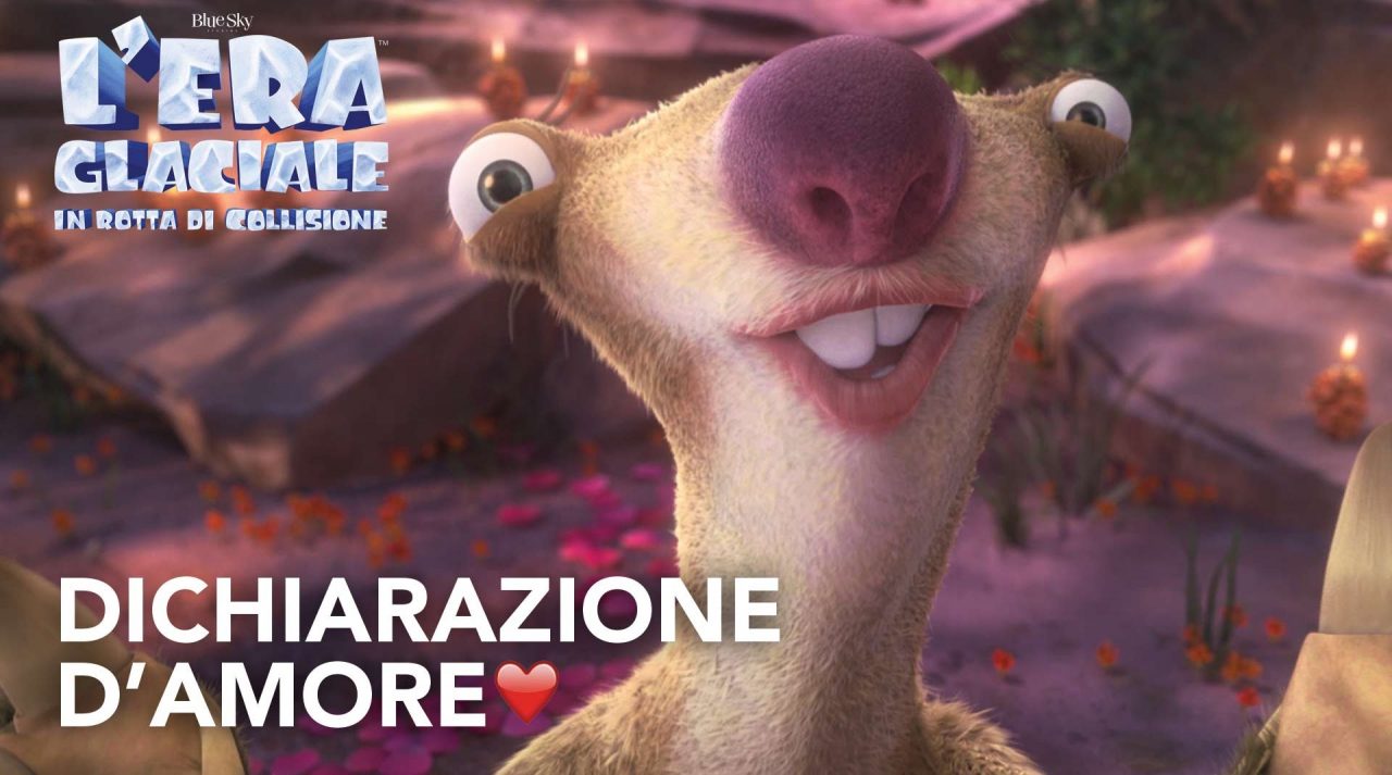 L’Era Glaciale – In Rotta di Collisione – Sid versione romanticone nella nuova clip