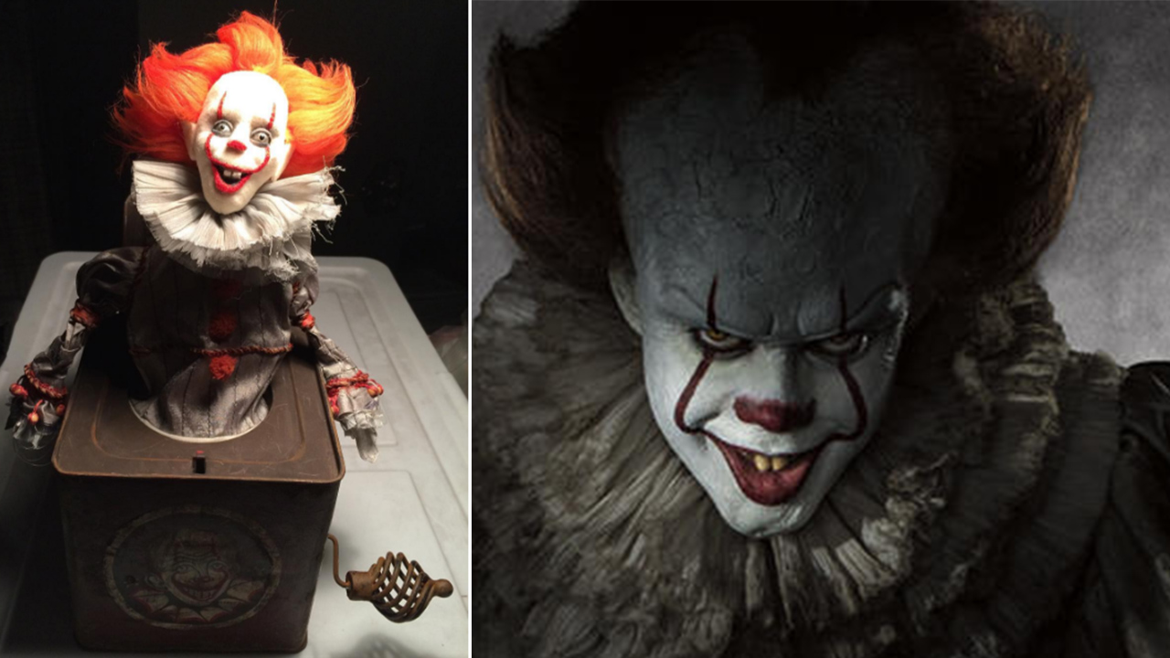 IT di Stephen King: Pennywise in versione Jack In The Box per festeggiare la fine delle riprese