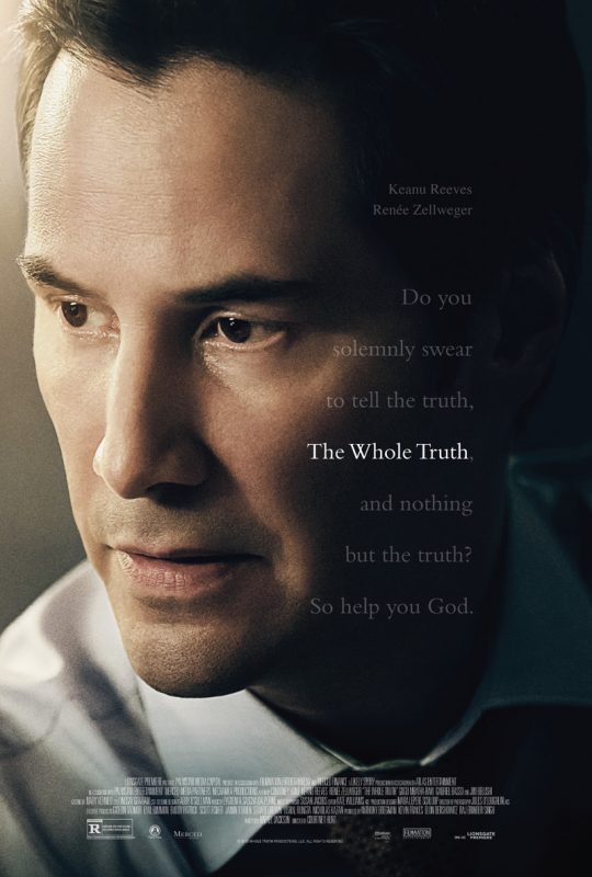 The Whole Truth: Keanu Reeves nel primo trailer e poster ufficiale