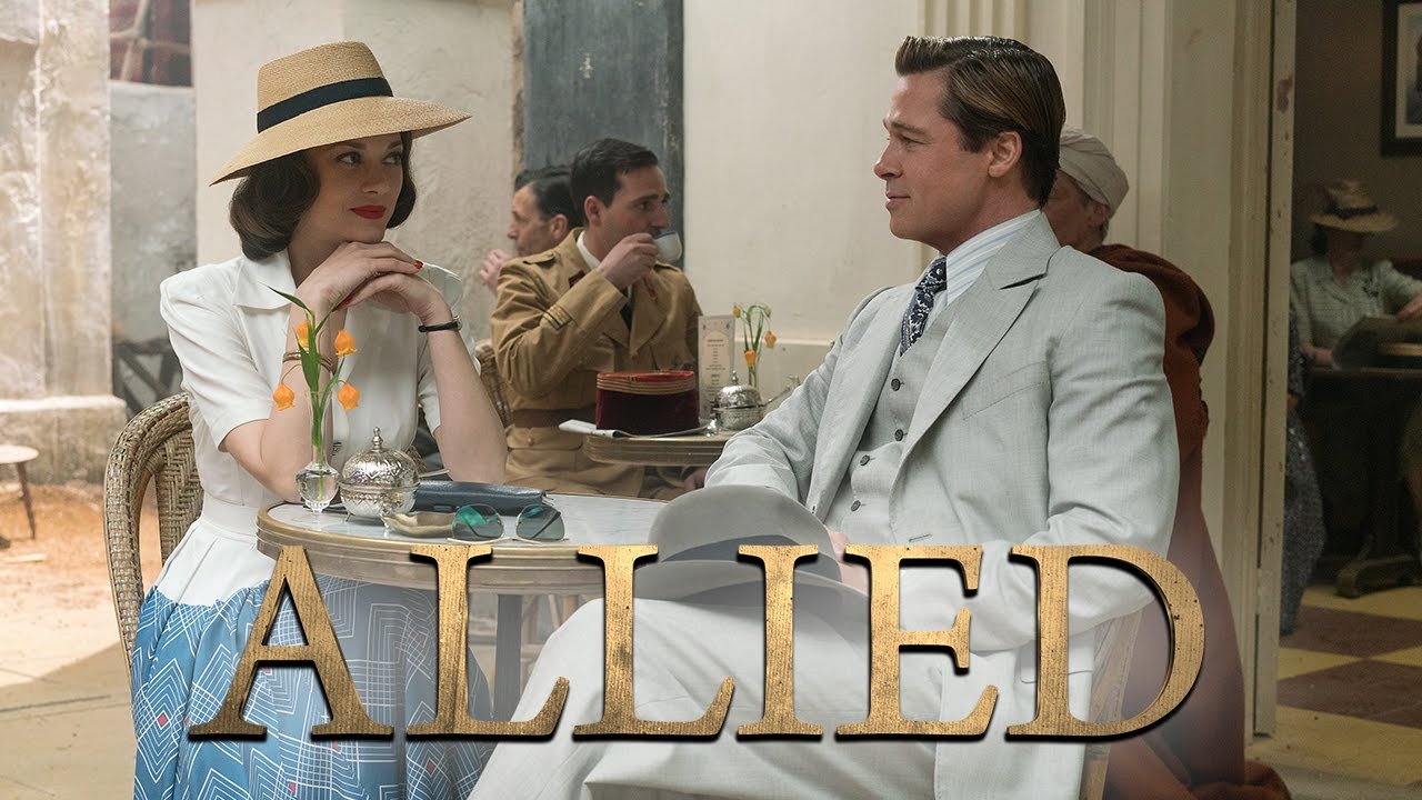 Allied: nuovi spot TV e clip dal film con Brad Pitt e Marion Cotillard