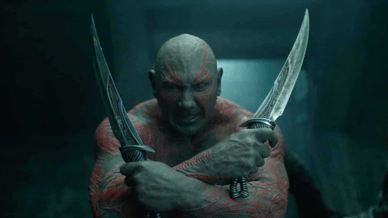 Dave Bautista non amava lo script di Guardiani della Galassia Vol. 2