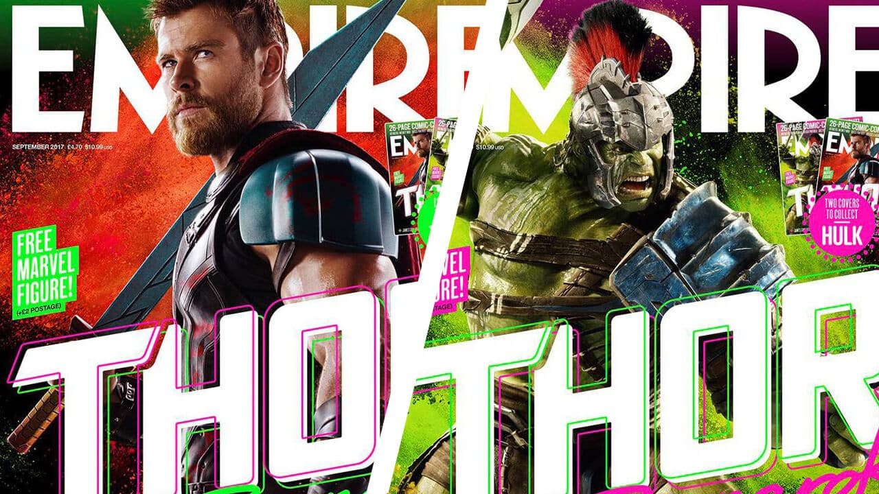 Thor: Ragnarok – Il Dio del Tuono e Hulk posano sulle due nuove cover di Empire