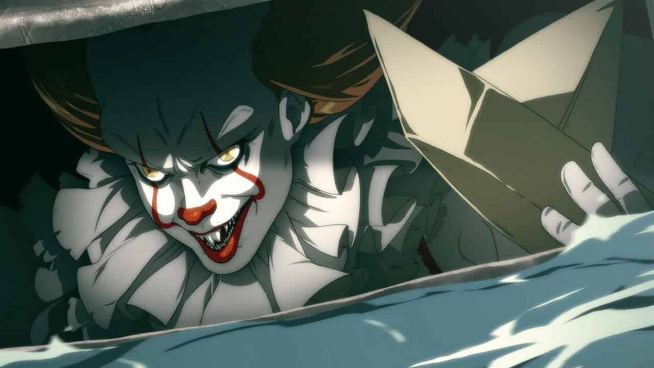 Pennywise: Bill Skarsgard in IT diventa un anime grazie a un fan