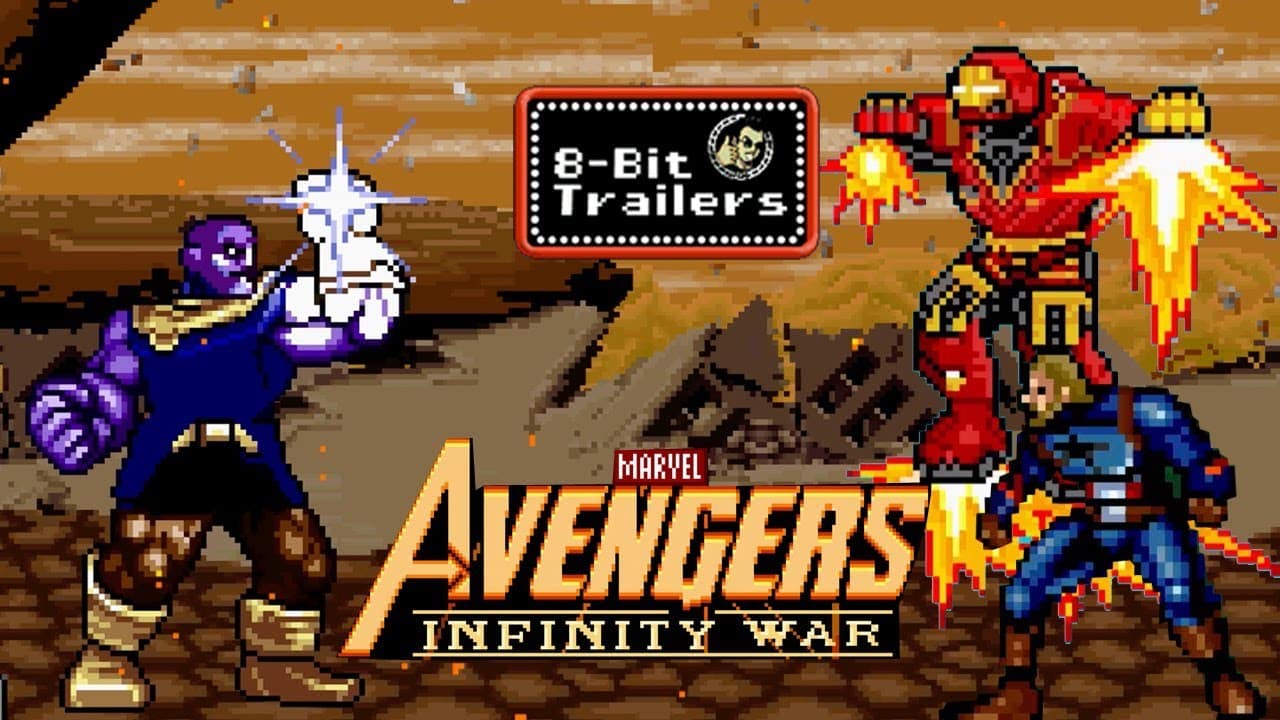 Avengers: Infinity War – Online lo spettacolare trailer in 16-bit