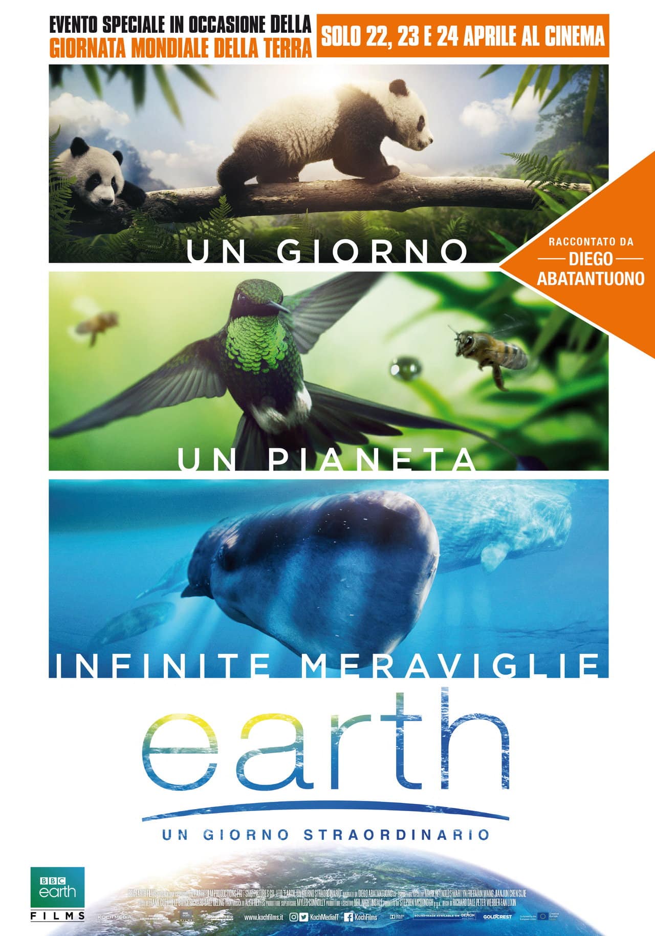 Earth - Un Giorno Straordinario - Poster Ufficiale Italiano