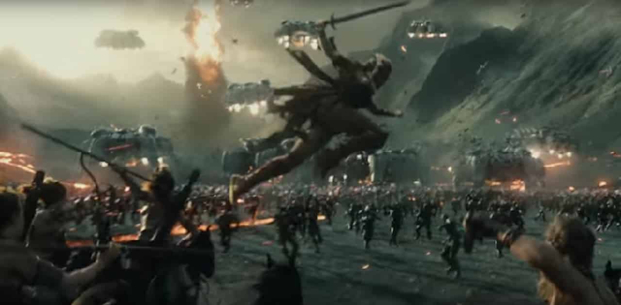 Justice League: in una nuova foto uno sguardo ravvicinato a Zeus