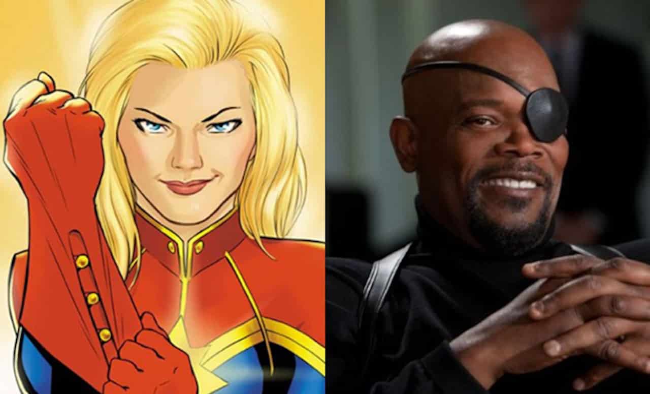 Avengers 4: Captain Marvel riceve il messaggio di Nick Fury in un artwork