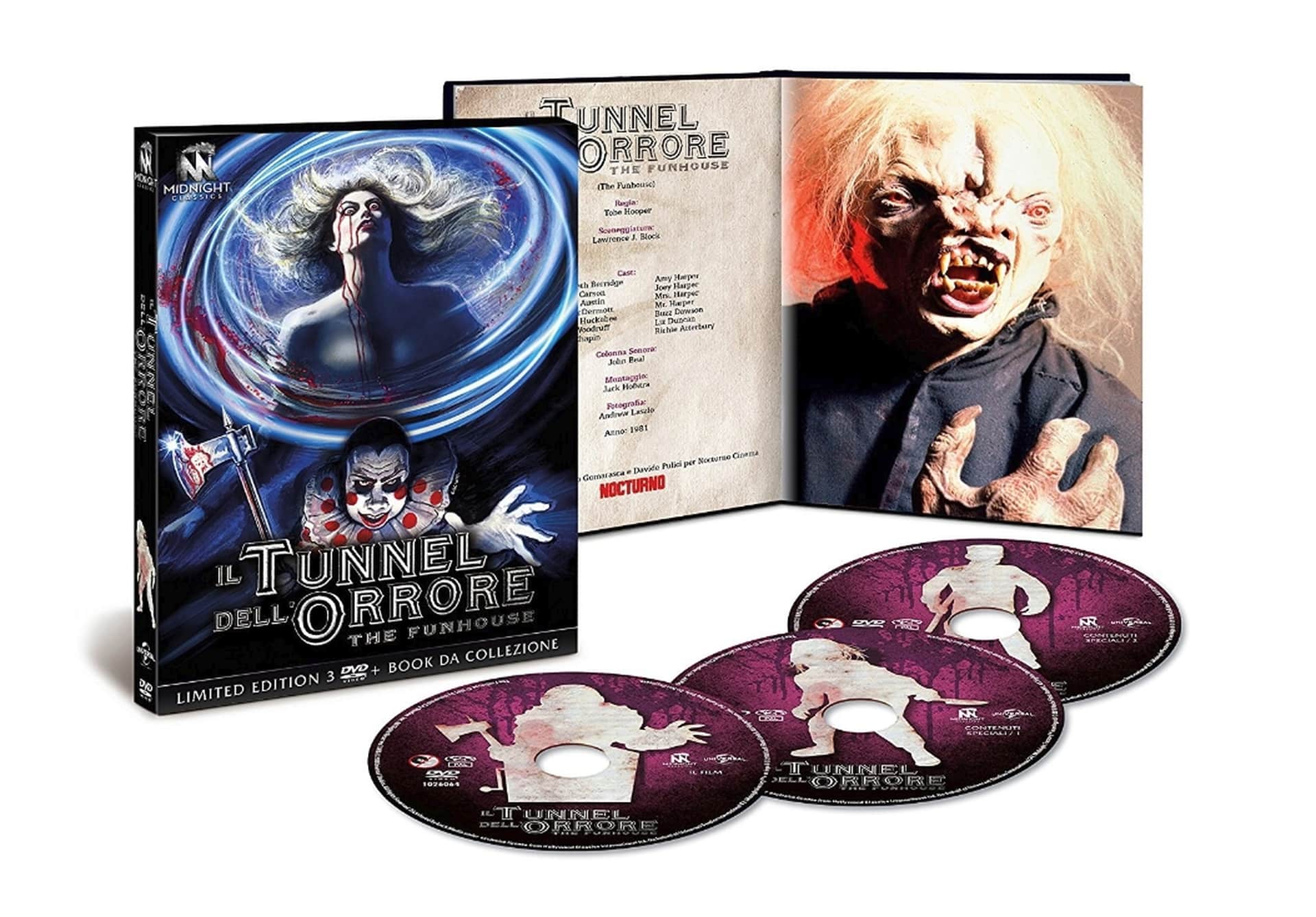 Il Tunnel dell’Orrore – The Funhouse, disponibile in DVD e Blu-Ray dal 26 luglio