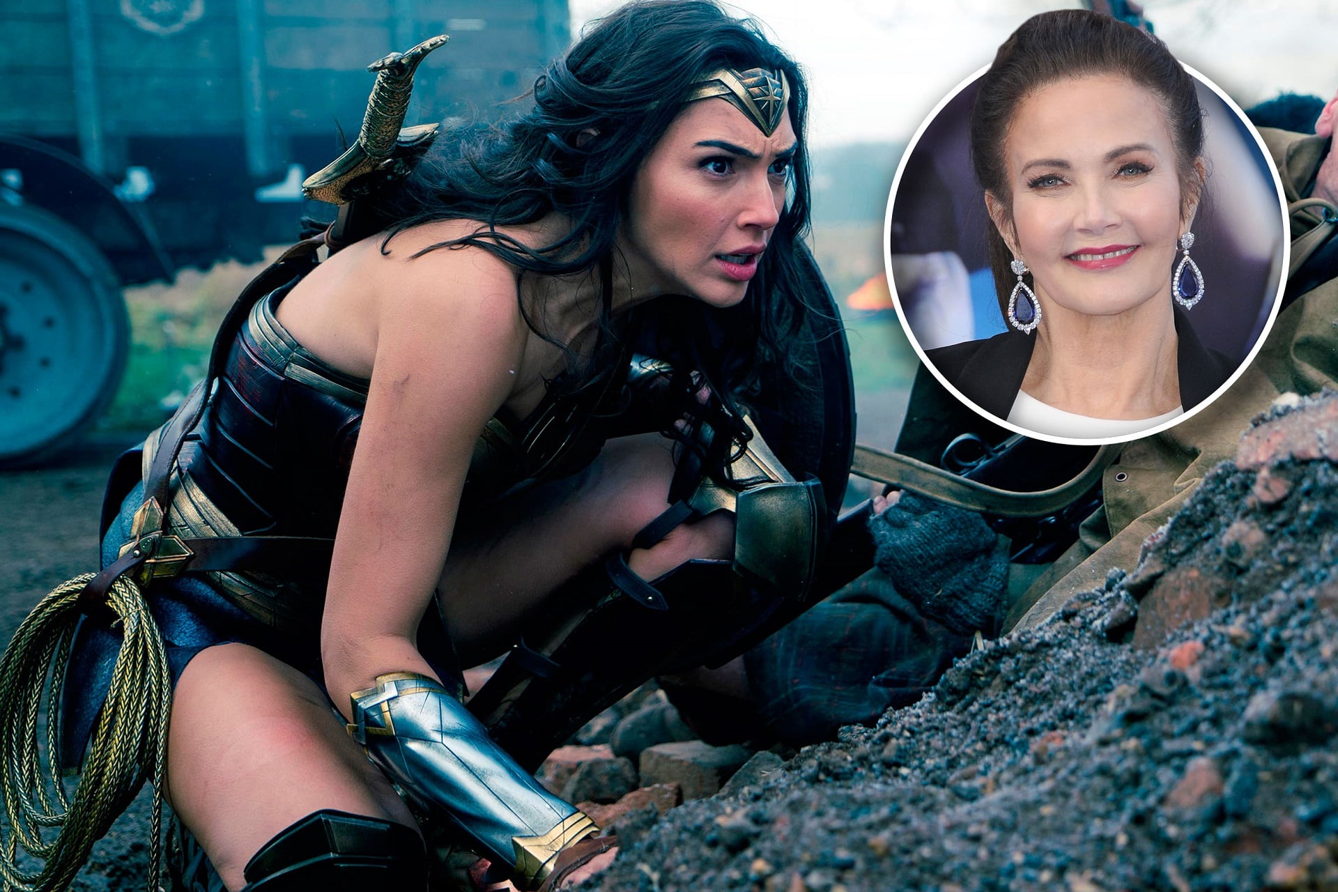 Wonder Woman: Gal Gadot e Lynda Carter in un impressionante mash-up