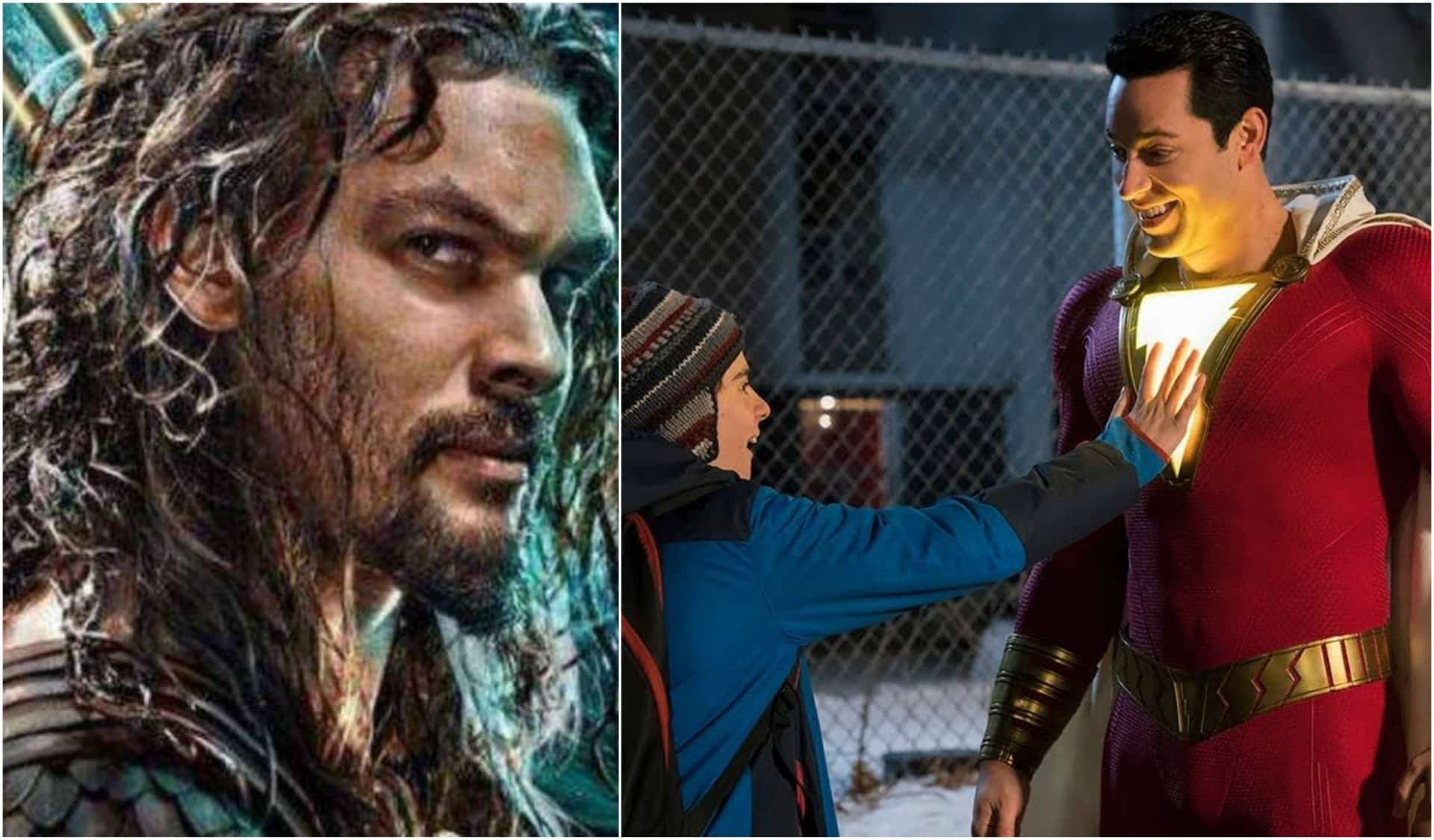 Shazam! e Aquaman: nuove foto dei due cinefumeti DC approdano online