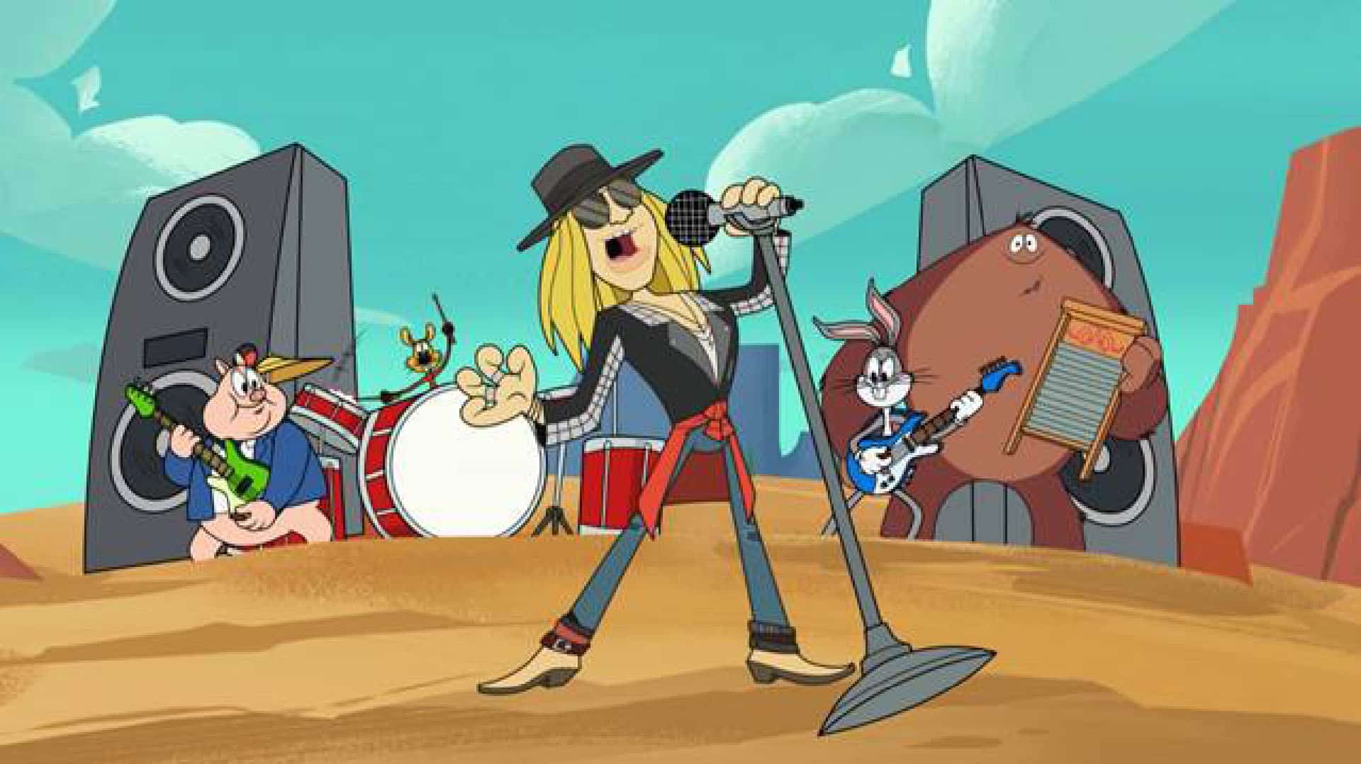 Axl Rose dei Guns ‘N Roses guest star dei Looney Tunes su Boomerang