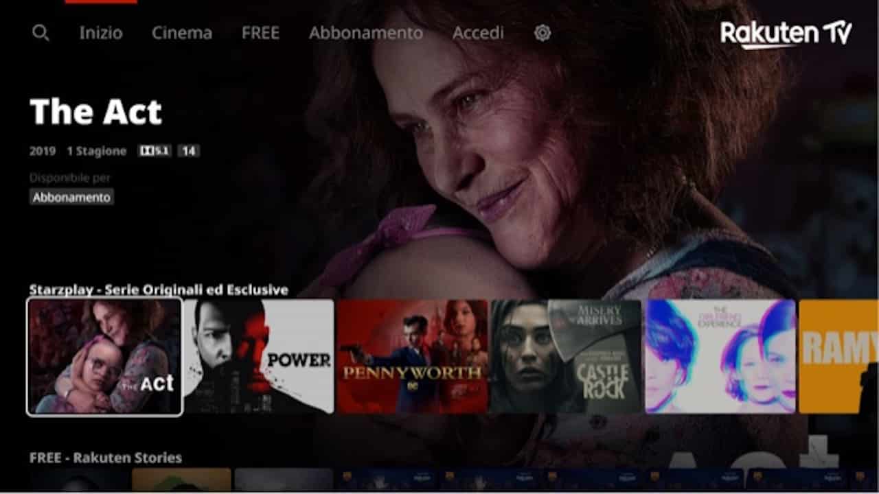 Rakuten TV lancia il servizio StarzPlay all’interno della piattaforma