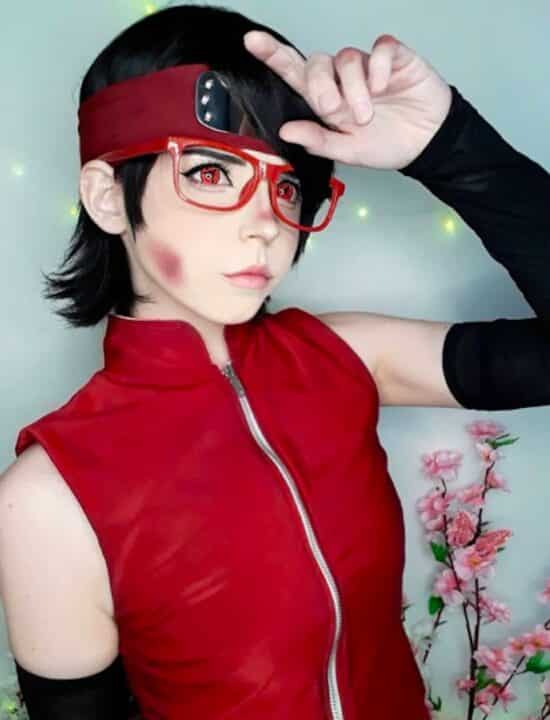 Sarada cosplayer