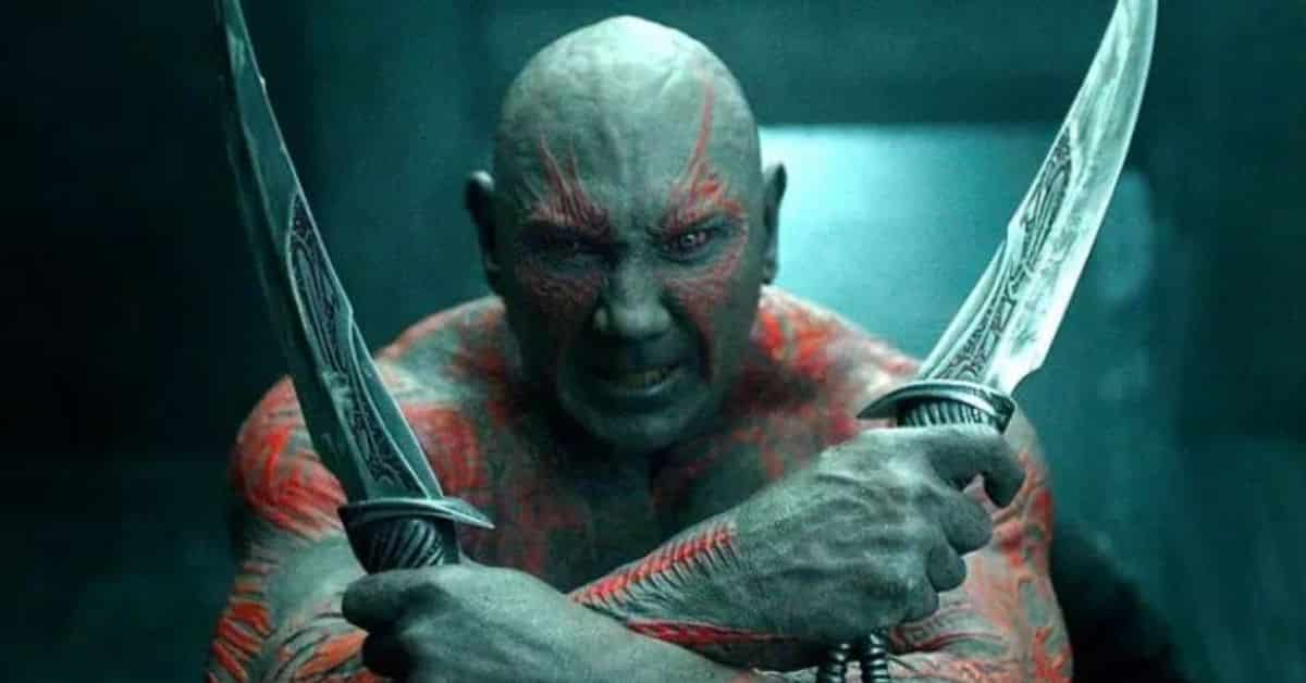 Dave Bautista e il suo addio a Drax in Guardiani della Galassia Vol. 3: “colpa delle scene a torso nudo”