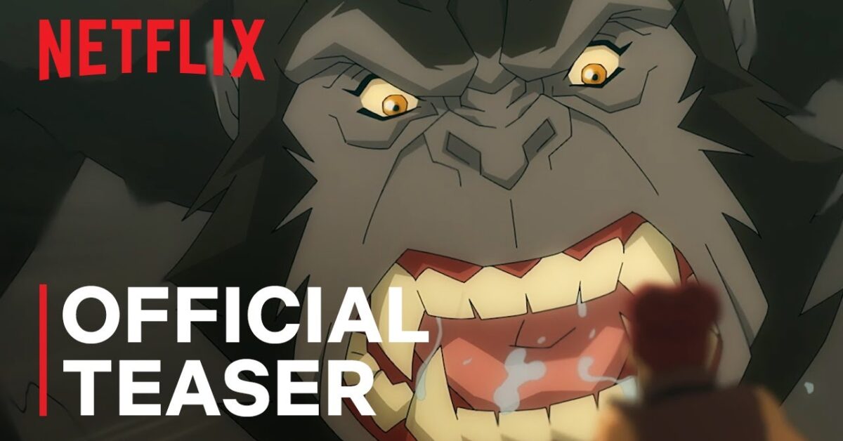 Skull Island: Il Teaser Trailer Della Serie Anime Netflix Con King Kong