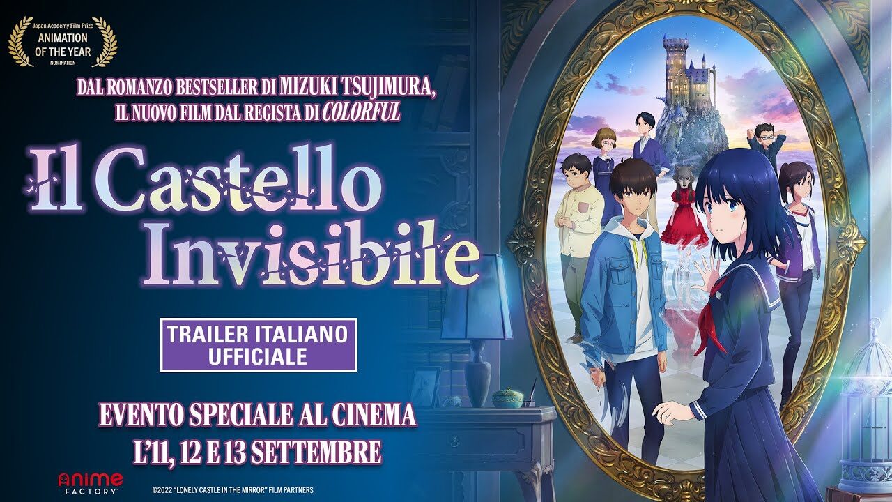 Il Castello Invisibile: il trailer italiano del nuovo film anime di Keiichi Hara