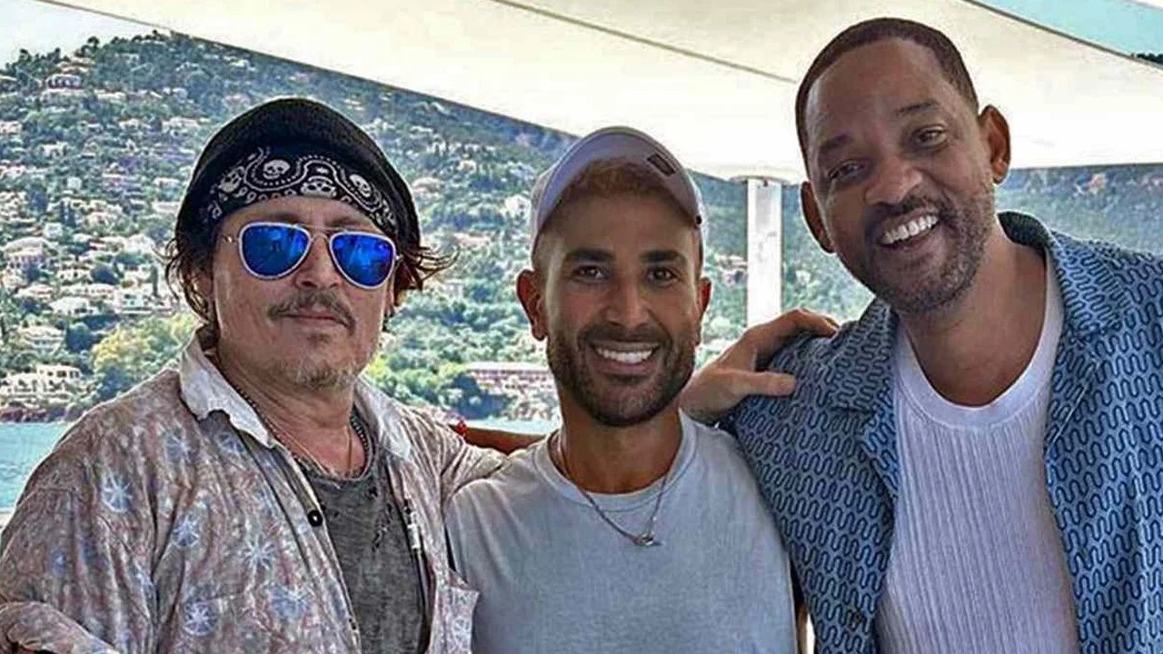 Johnny Depp e Will Smith insieme su uno yacht in Italia prima del concerto di Bocelli