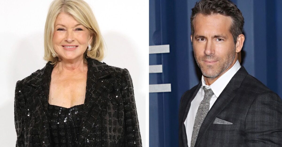 Martha Stewart e la reazione di Ryan Reynolds alla sua stoccata: "Nella vita reale non è così divertente"