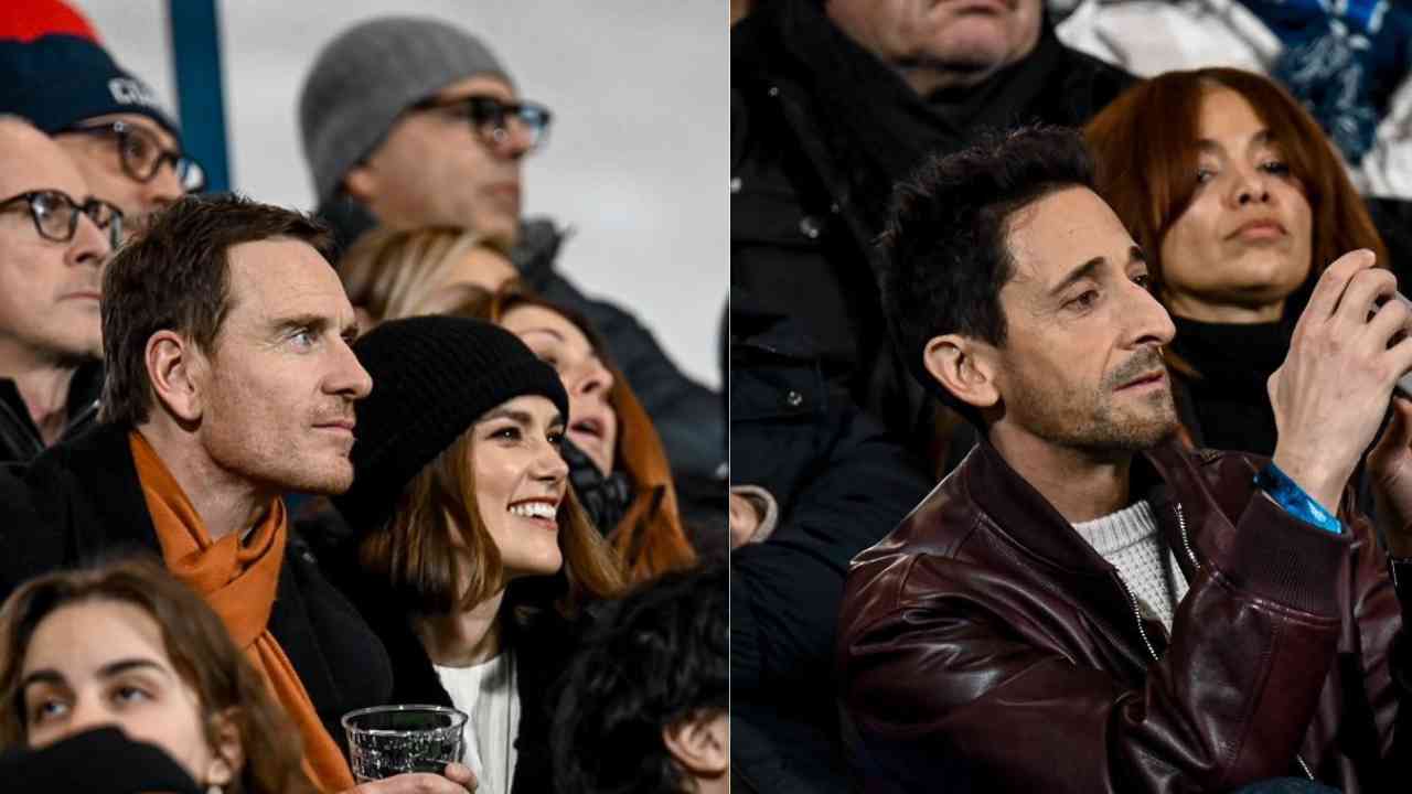 Si scrive Como, si legge Hollywood: ecco chi erano le tre super star allo stadio