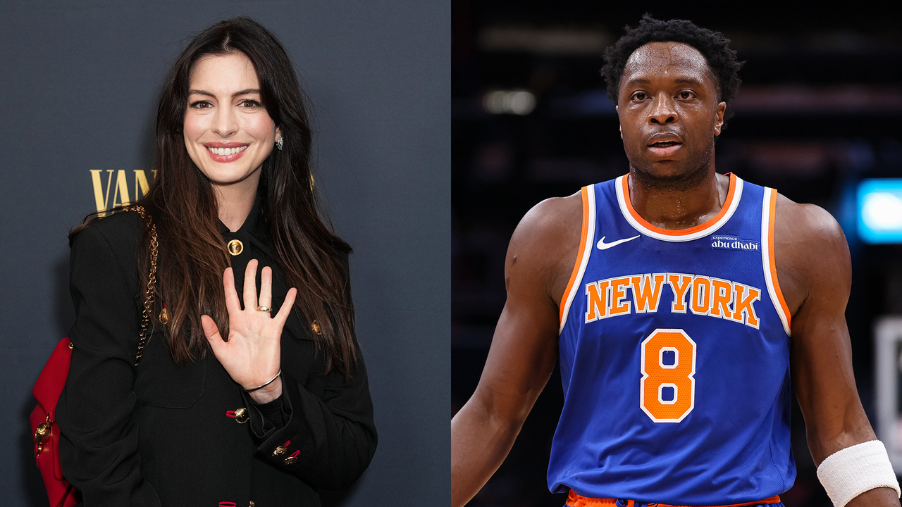 Anne Hathaway e lo scontro con OG Anunoby mentre assisteva col figlio alla partita: il video è virale!