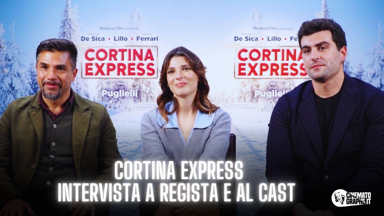 Cortina Express: il regista Eros Puglielli e il cast sul film “spesso la cattiveria fa più ridere” [VIDEO]